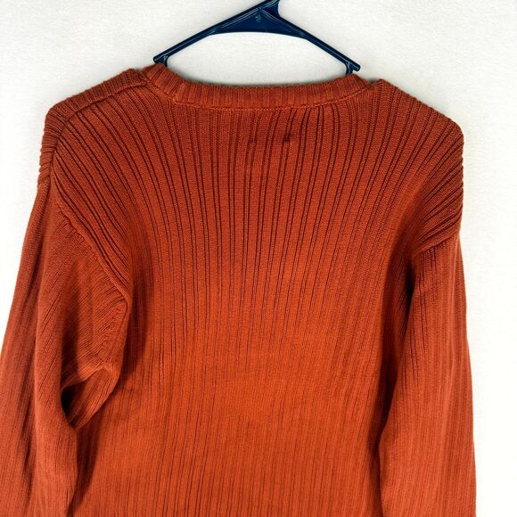 Timberland 100% Cotton Dark‎ Red Sweater Womens Size M - Picture 7 of 9